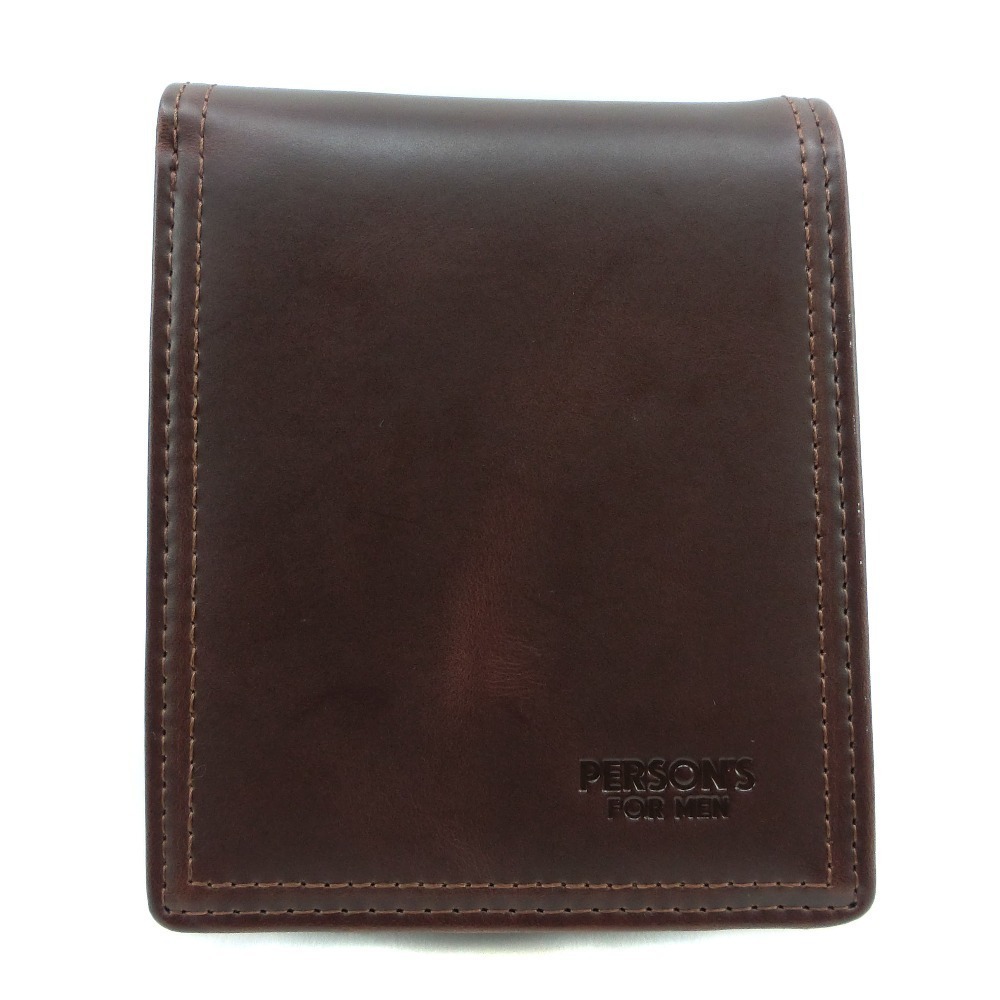 Other Leather Bifold Wallet Brown Leather Short Wallet